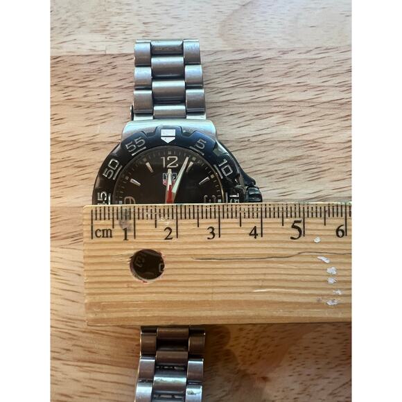 TAG HEUER 44mm Formula 1 Men's Watch Stainless Steel Black Dial Quartz - Picture 7 of 7